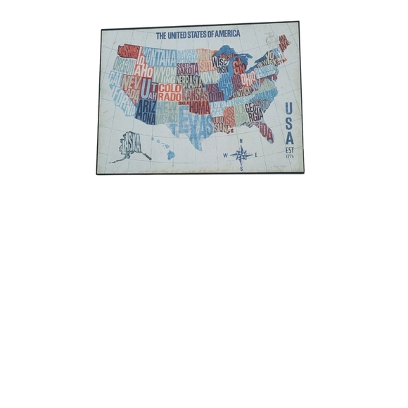 P Graham Dunn Rustic Look United States of America Flag - Picture 2 of 7